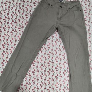 Levi Estrauss Gray Straight-Leg Jeans